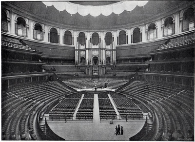 Interior of the Royal Albert Hall